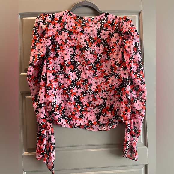 Bar lll Long Sleeve Floral Top M - Picture 2 of 4